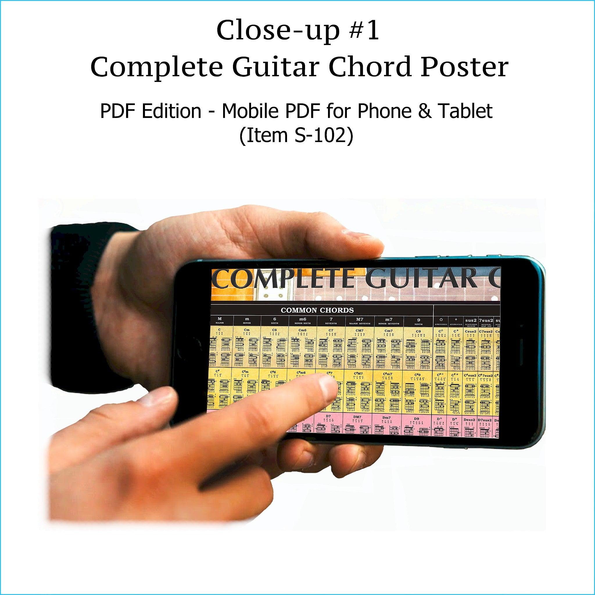 basic guitar chord chart printable